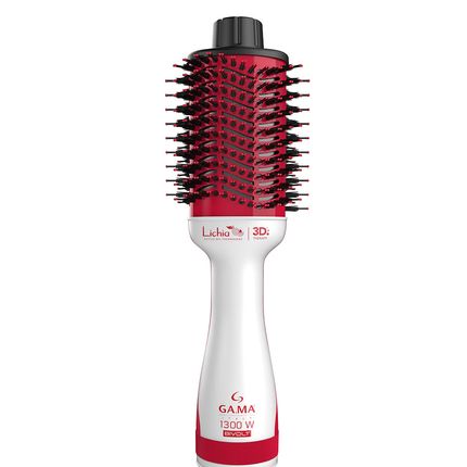 Escova Secadora Gama Lichia 3D 4 em 1 Branca - Bivolt Escova Secadora Gama Lichia 3D 4 em 1 Branca - Bivolt