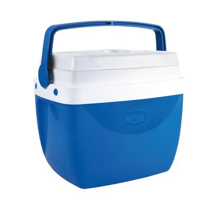 Caixa térmica Mor 12 Litros com Porta Copo - Azul Caixa térmica Mor 12 Litros com Porta Copo - Azul