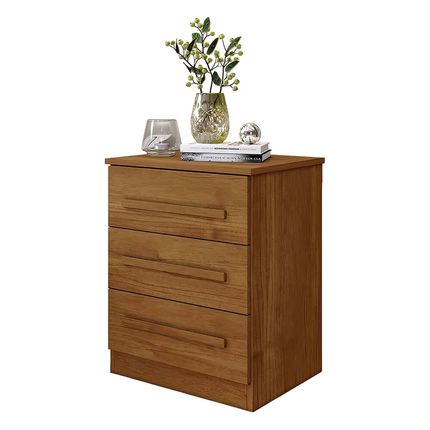 Mesa de Cabeceira Império Benetil com Corrediça Telescópica - Cinamomo Mesa de Cabeceira Império Benetil com Corrediça Telescópica - Cinamomo