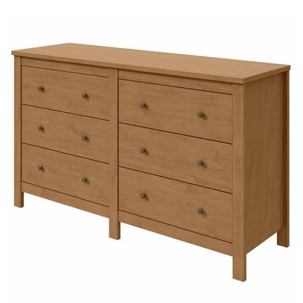 Cômoda Maggiore Lopas com Corrediça Telescópica - Amendoa Clean Cômoda Maggiore Lopas com Corrediça Telescópica - Amendoa Clean