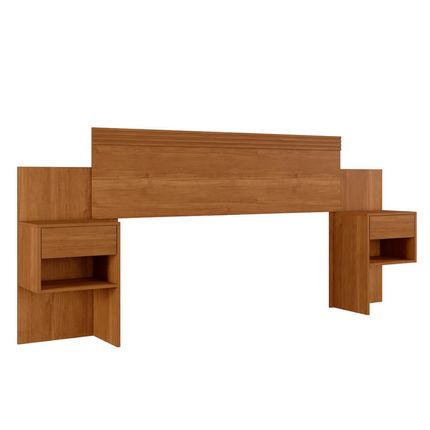 Cabeceira para Casal Extensiva Master Benetil com Gaveta - Cinamomo Cabeceira para Casal Extensiva Master Benetil com Gaveta - Cinamomo