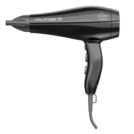 Secador de cabelos Gama SalonPro 3D 2100W Função Íon Preto - 220V