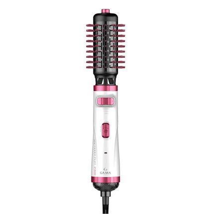 Escova Rotativa Gama 1100W Turbo Plus 2300 Modeladora Branco/Rosa - 220V