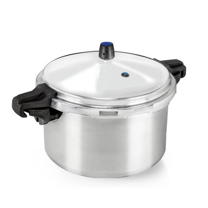 Panela de Pressão Nigro Eterna 12 Litros em Alumínio Polido Panela de Pressão Nigro Eterna 12 Litros em Alumínio Polido