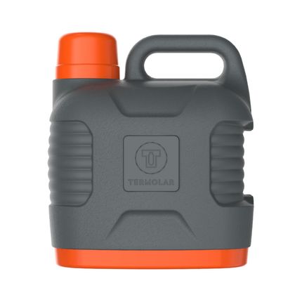Garrafão Térmico Termolar Supertermo 5 Litros - Cinza/Laranja Garrafão Térmico Termolar Supertermo 5 Litros - Cinza/Laranja