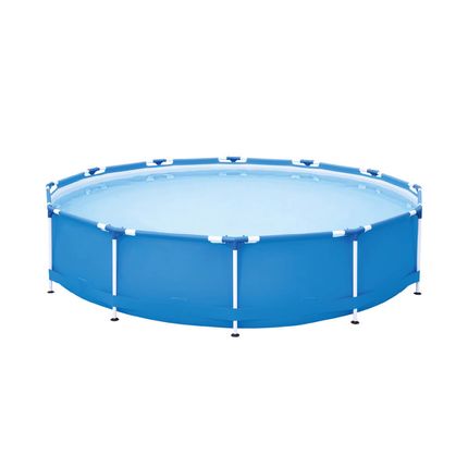 Piscina Circular Mor com Armação 7.000 Litros - Azul Piscina Circular Mor com Armação 7.000 Litros - Azul