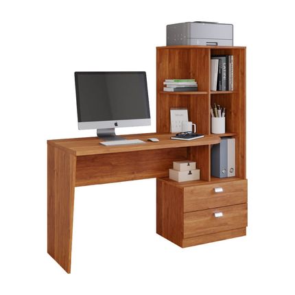 Mesa Computador Permóbili Elisa com Gavetas - Cinamomo Mesa Computador Permóbili Elisa com Gavetas - Cinamomo