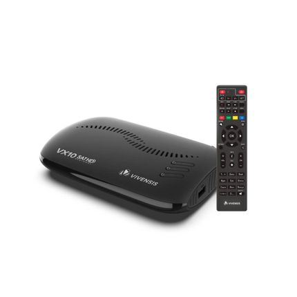 Receptor de TV Digital Vx10 Vivensis Banda Ku via Satélite Receptor de TV Digital Vx10 Vivensis Banda Ku via Satélite