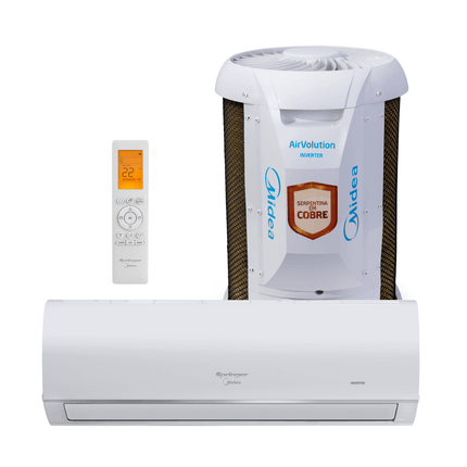 Ar Condicionado Midea Split Inverter 12000 Btus AirVolution Frio com Serpentina de Cobre 220V Ar Condicionado Midea Split Inverter 12000 Btus AirVolution Frio com Serpentina de Cobre 220V