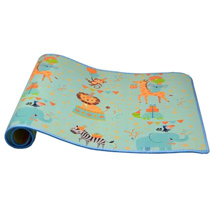 Tapete Infantil Buba Animal Party - Azul Tapete Infantil Buba Animal Party - Azul