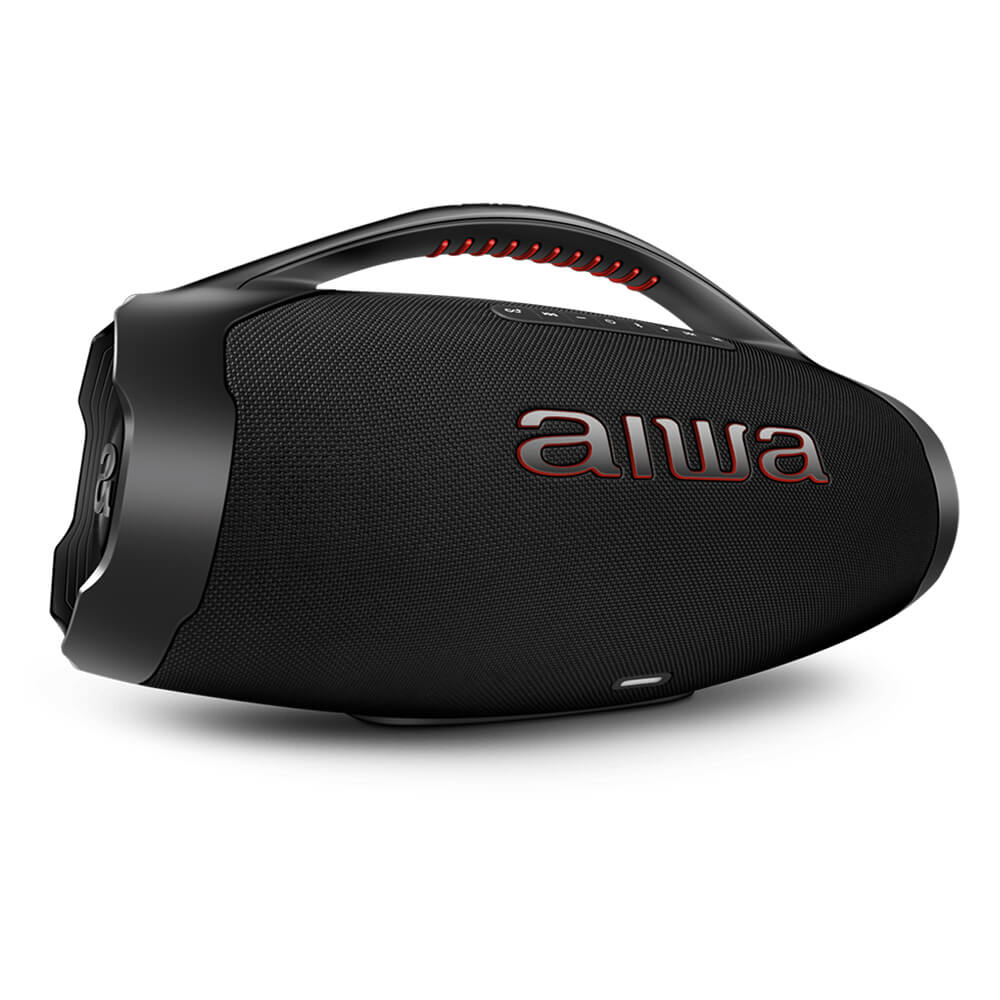 Caixa de Som Boombox Plus Aiwa BBS-01B 200W BT 30H IP66 USB com Bluetooth - Bivolt