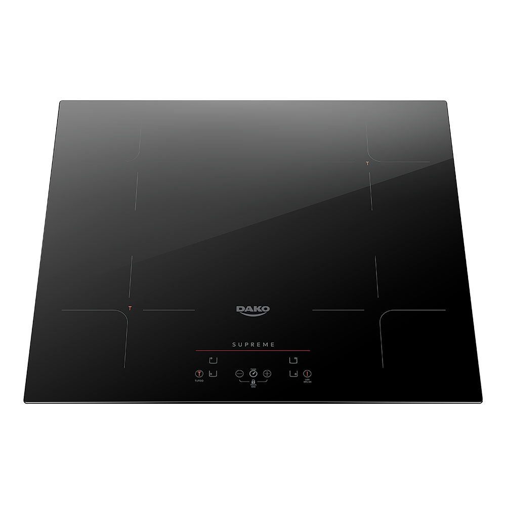 Cooktop de Indução 4 Zonas Dako Supreme Painel Touch Screen