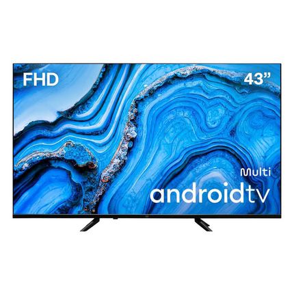 Smart TV Multi Full HD 43'' TL066M Android Com Espelhamento de Tela Smart TV Multi Full HD 43'' TL066M Android Com Espelhamento de Tela