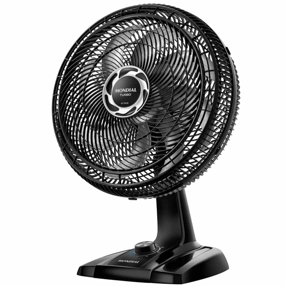 Ventilador Mondial NVT-40 Turbo 40cm 08 Pás Preto