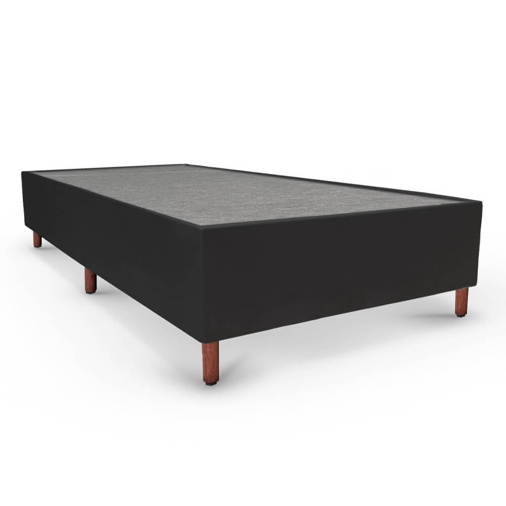 Base Box Solteiro Tozatto Uni 88x188x26cm - Preto