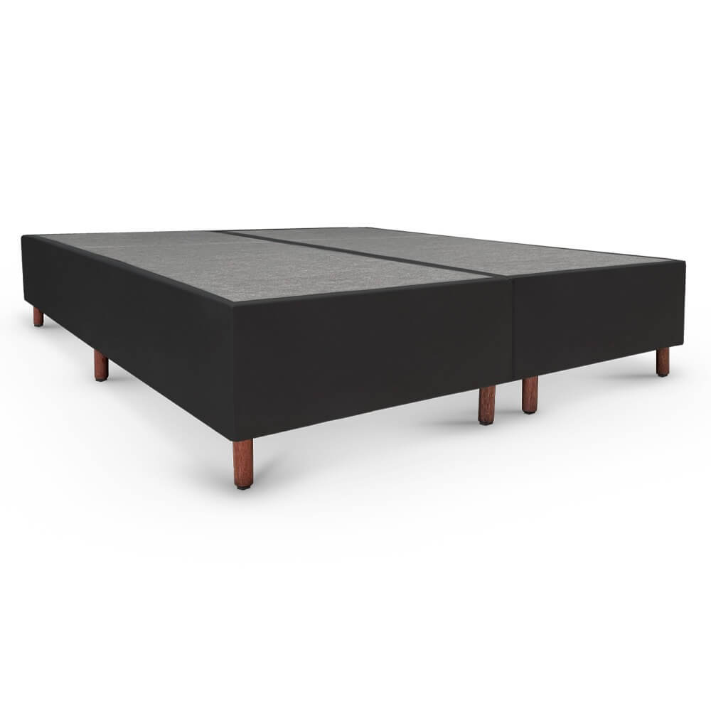 Base Box Casal Queen Tozatto Uni 158x198x26cm - Preto