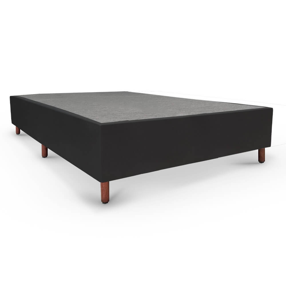Base Box Casal Tozatto Uni 138x188x26cm - Preto