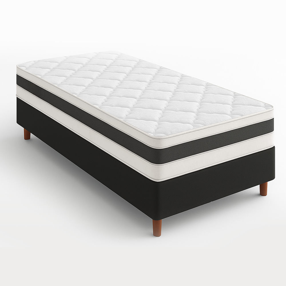 Colchão Solteiro Reconflex Max Saúde Premium Selado D45 88cm + Box Tozatto Uni