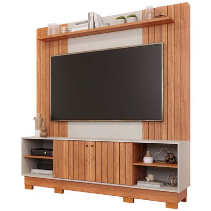 Home Permóbili Caribe para TV de até 70'' - Cinamomo/Off White