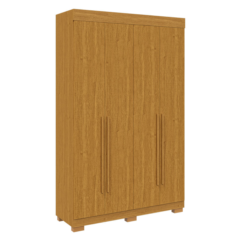 Guarda Roupa ACP Ágata 4 Portas com Pés - Cinamomo
