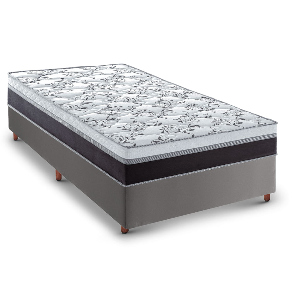 Colchão Solteiro Topázio Supreme D26 88cm + Base Tozzato Uni