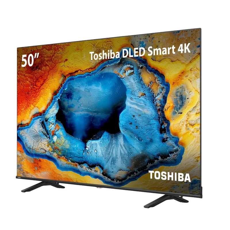 Smart TV Toshiba TB029M 50'' DLED 4K com Espelhamento de Tela