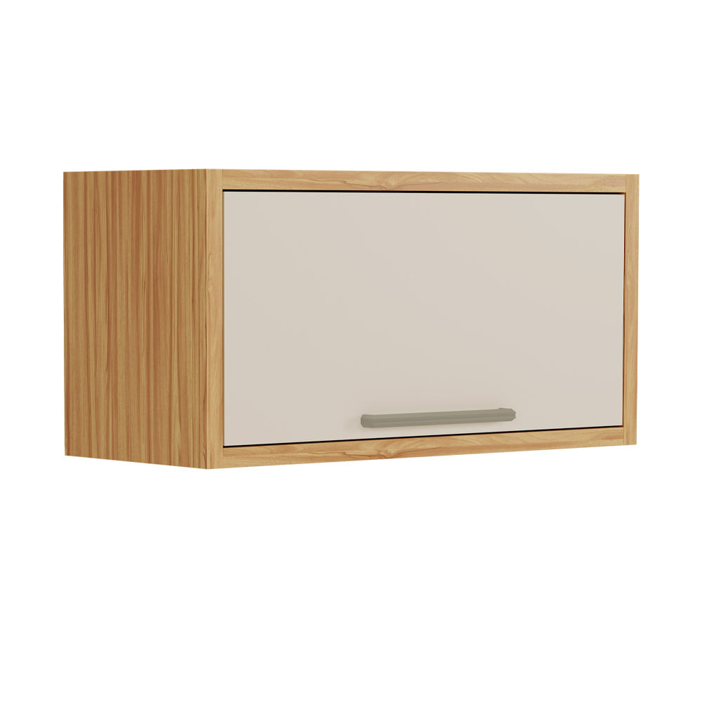Armário Aéreo Geladeira Ronipa Syrah 80cm 1 Porta - Amêndoa/Off White