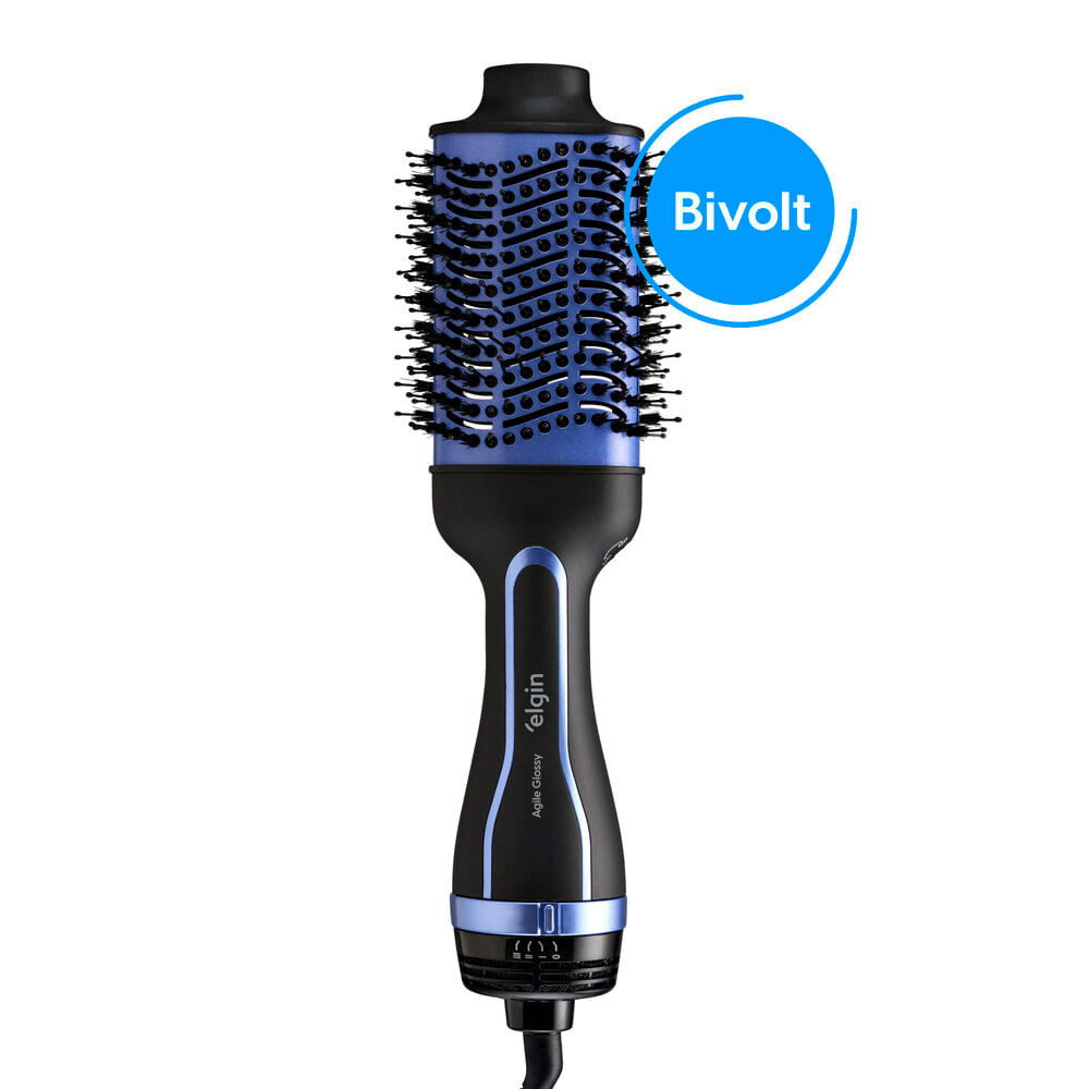 Escova Secadora Elgin Agile Glossy 1300W 3 em 1 Bivolt