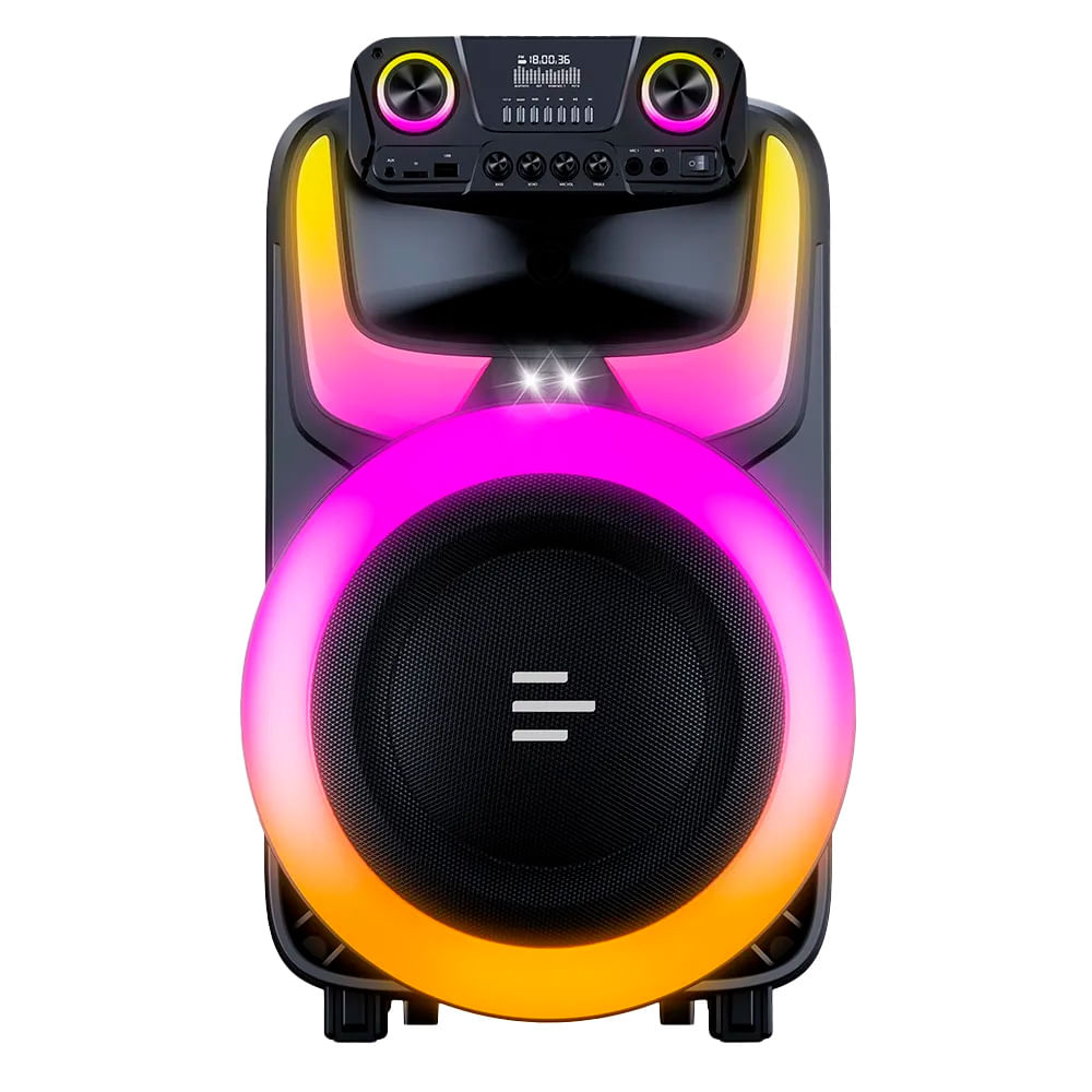Caixa de Som Amplificada Pulse SP408 600W 12 Polegadas Bluetooth