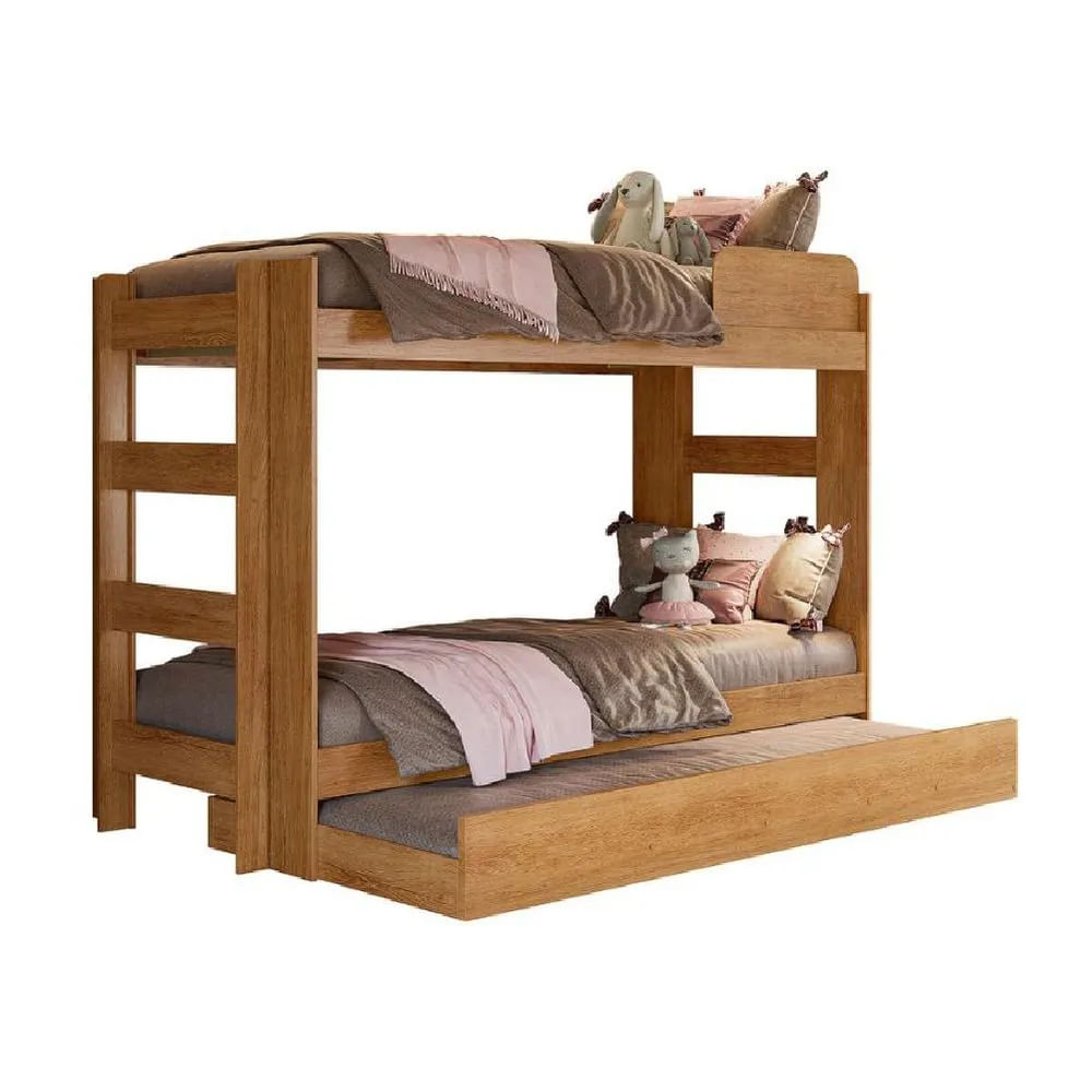 Beliche Tigus Flórida com Cama Auxiliar 90cm - Cinamomo