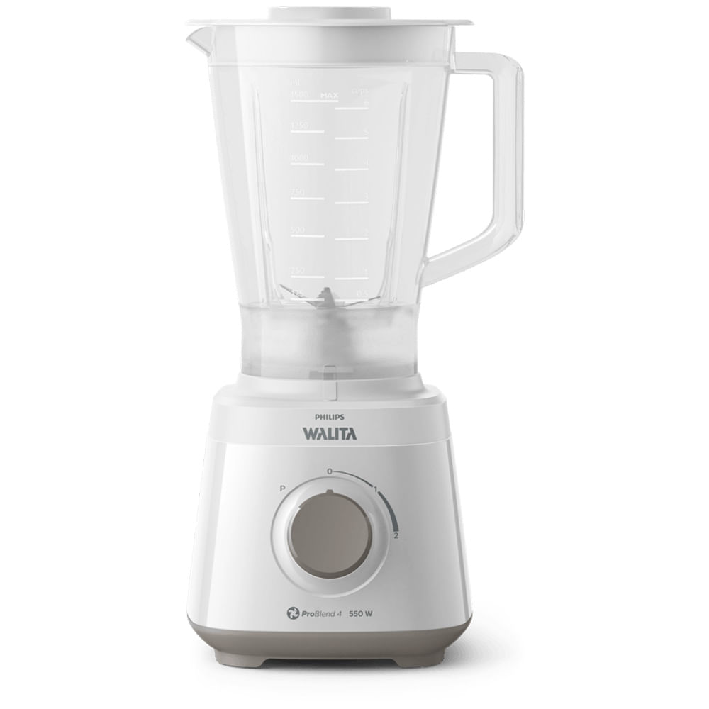 Liquidificador Philips Walita Daily RI2110 2,0 Litros 550W com 02 Velocidades Branco