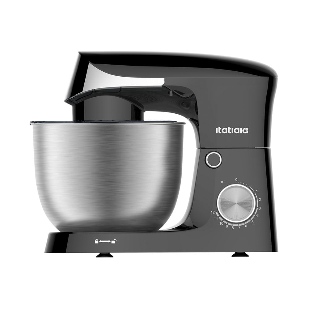 Batedeira Itatiaia Midi 4,5 Litros 1000W com 12 Velocidades Inox/Preto