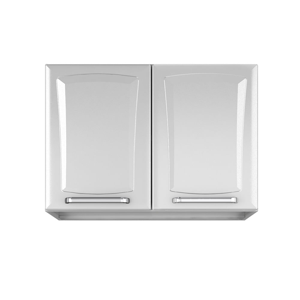 Armário Aéreo Itatiaia Tarsila 80cm 2 Portas em Aço - Branco