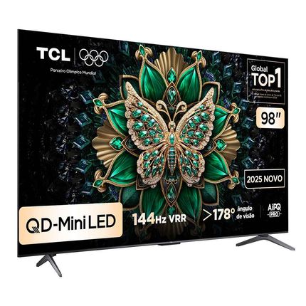 Smart TV TCL 98C6K QD-Mini LED Advanced 98'' 4K Smart TV TCL 98C6K QD-Mini LED Advanced 98'' 4K