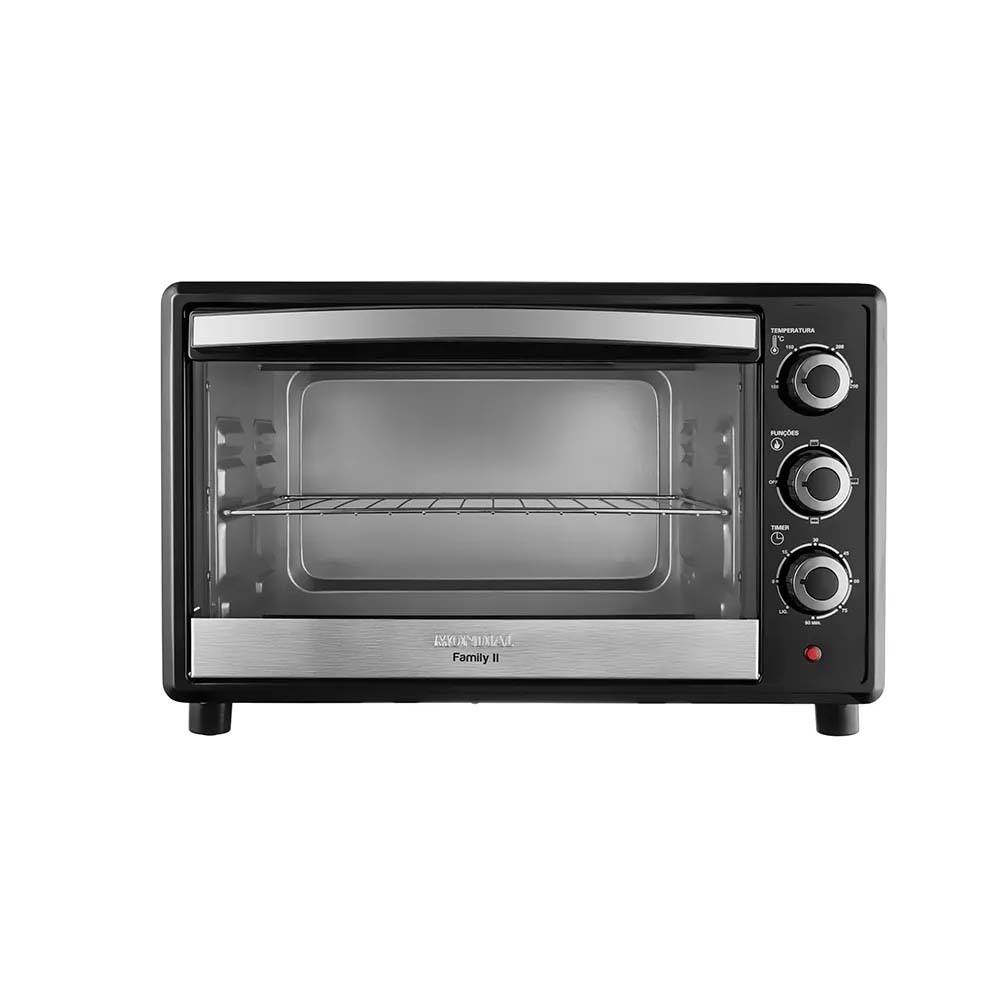 Forno Elétrico Mondial Family II FR-42 42L 1600W Preto/Inox