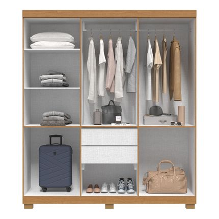 Guarda Roupa ACP Lana 6 Portas - Cinamomo - Moveis Linhares