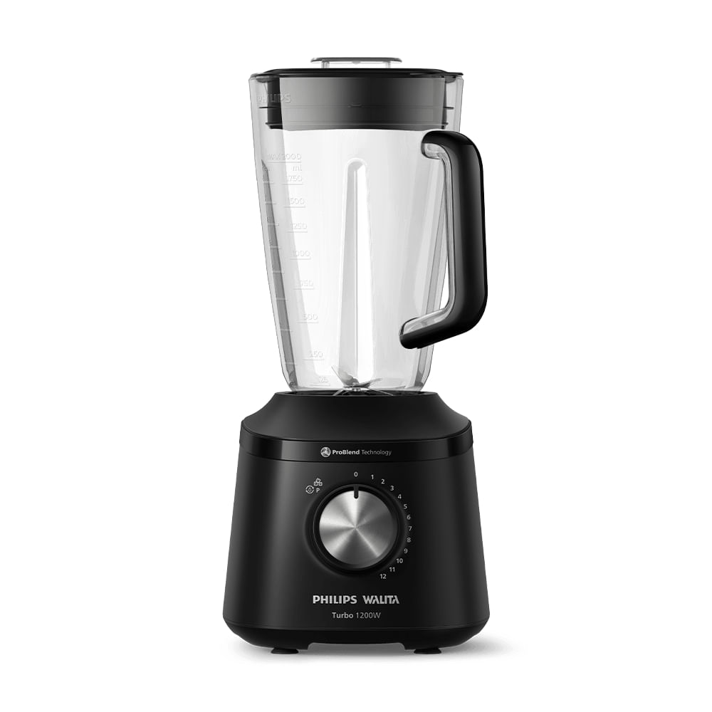 Liquidificador Philips Walita HR2271 3 Litros 1200W com 12 Velocidades Preto