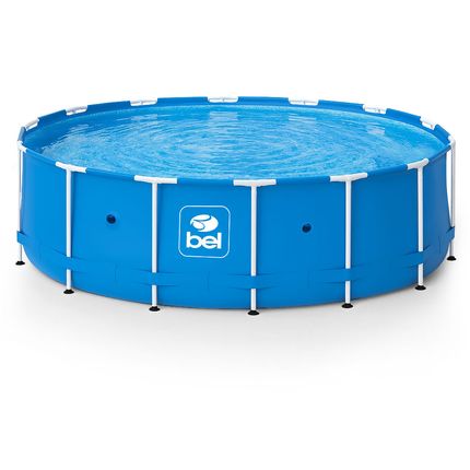 Piscina Bel com Armação Circular 7.000 Litros - Azul Piscina Bel com Armação Circular 7.000 Litros - Azul