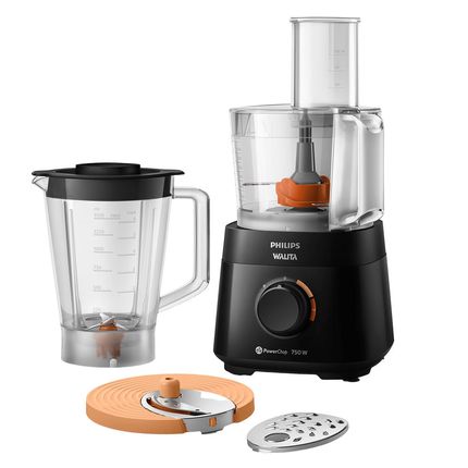 Multiprocessador Philips Walita PowerChop 750W com 2 velocidades Preto - 127V Multiprocessador Philips Walita PowerChop 750W com 2 velocidades Preto - 127V