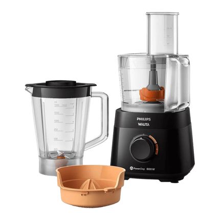 Multiprocessador Philips Walita PowerChop 600W com 2 velocidades Preto - 127V