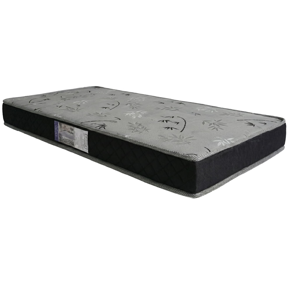 Colchão para Solteiro Galáxia D20 Bordado 88cm - Cinza