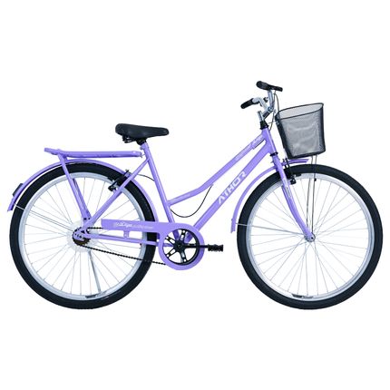 Bicicleta Athor Aro 26 Diya Venus Freio V-Brake - Violeta Bicicleta Athor Aro 26 Diya Venus Freio V-Brake - Violeta