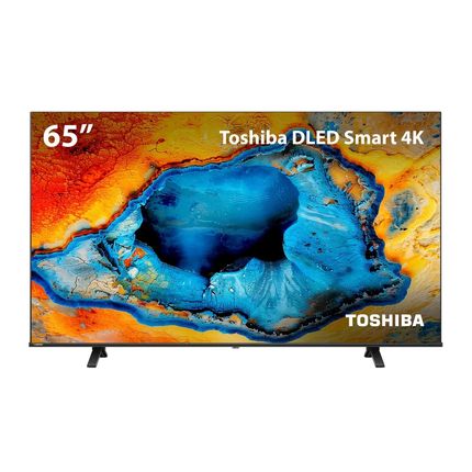 Smart TV Toshiba 65'' DLED 4K 65C350NS Sistema VIDAA