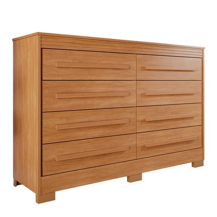 Cômoda Benetil California com 8 Gavetas - Cinamomo