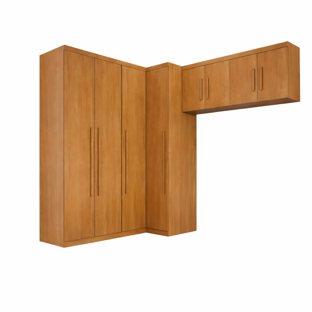 Guarda Roupa Modulado Benetil Dallas 8 Portas e 3 Gavetas - Cinamomo
