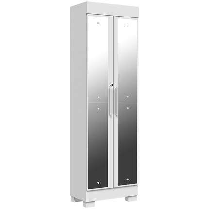 Sapateira ACP Mari com Espelho e Chave - Branco Sapateira ACP Mari com Espelho e Chave - Branco