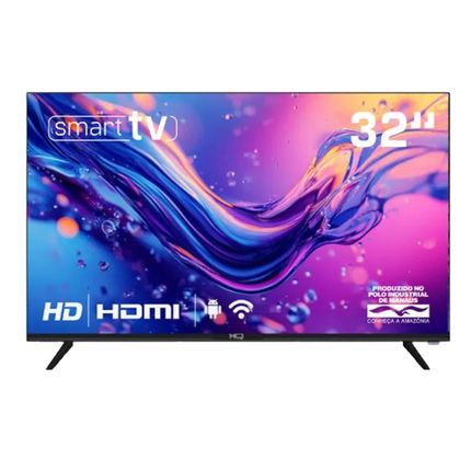Smart TV HQ HQS32NKHM 32'' HD LED Wi-Fi Integrado Smart TV HQ HQS32NKHM 32'' HD LED Wi-Fi Integrado