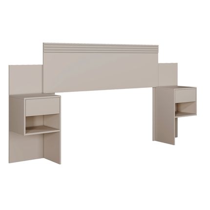 Cabeceira para Casal Extensiva Master Benetil com Gaveta - Off Arenas