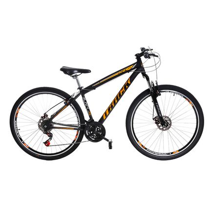 Bicicleta Track TK3 Aro 29 Freio a Disco Suspensão 21 Velocidades - Preta