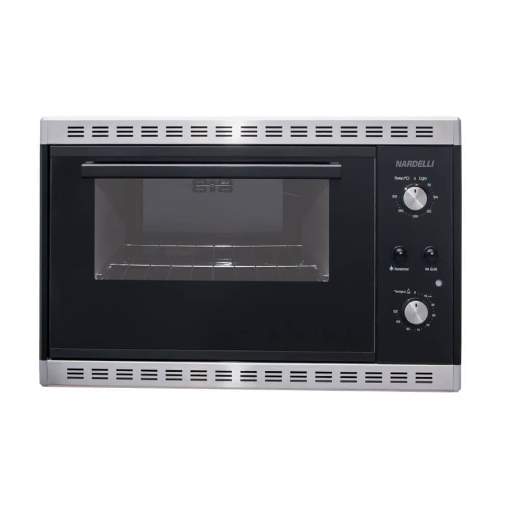Forno Elétrico de Embutir Nardelli TESI45 45L Preto/Inox